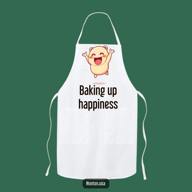 Funny Char Siu Bao Apron: Joyful Dumpling Chef Wear, Perfect Cooking Gift!