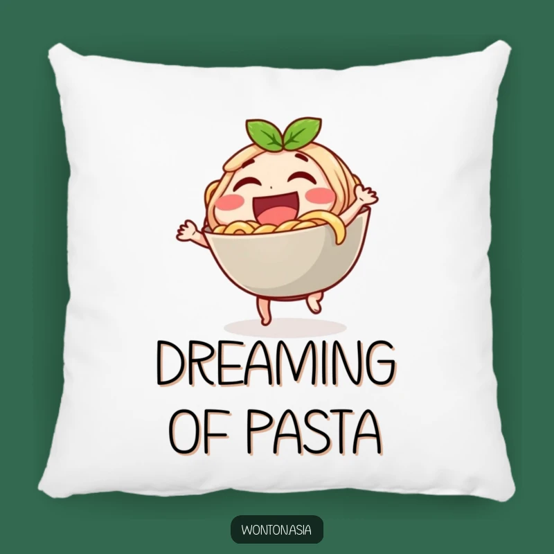 Funny Dancing Noodle Bowl Pillow: Laughing Character Comfort - Cute Funny Gift!