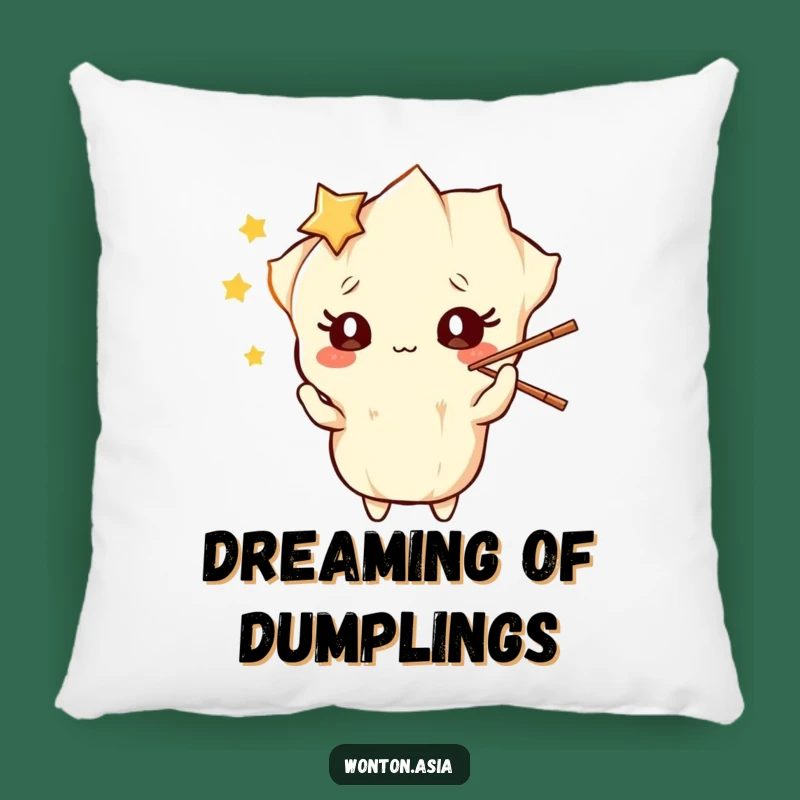 Funny Wonton Chopstick Juggling Pillow: Cozy Comfort with a Culinary Twist!