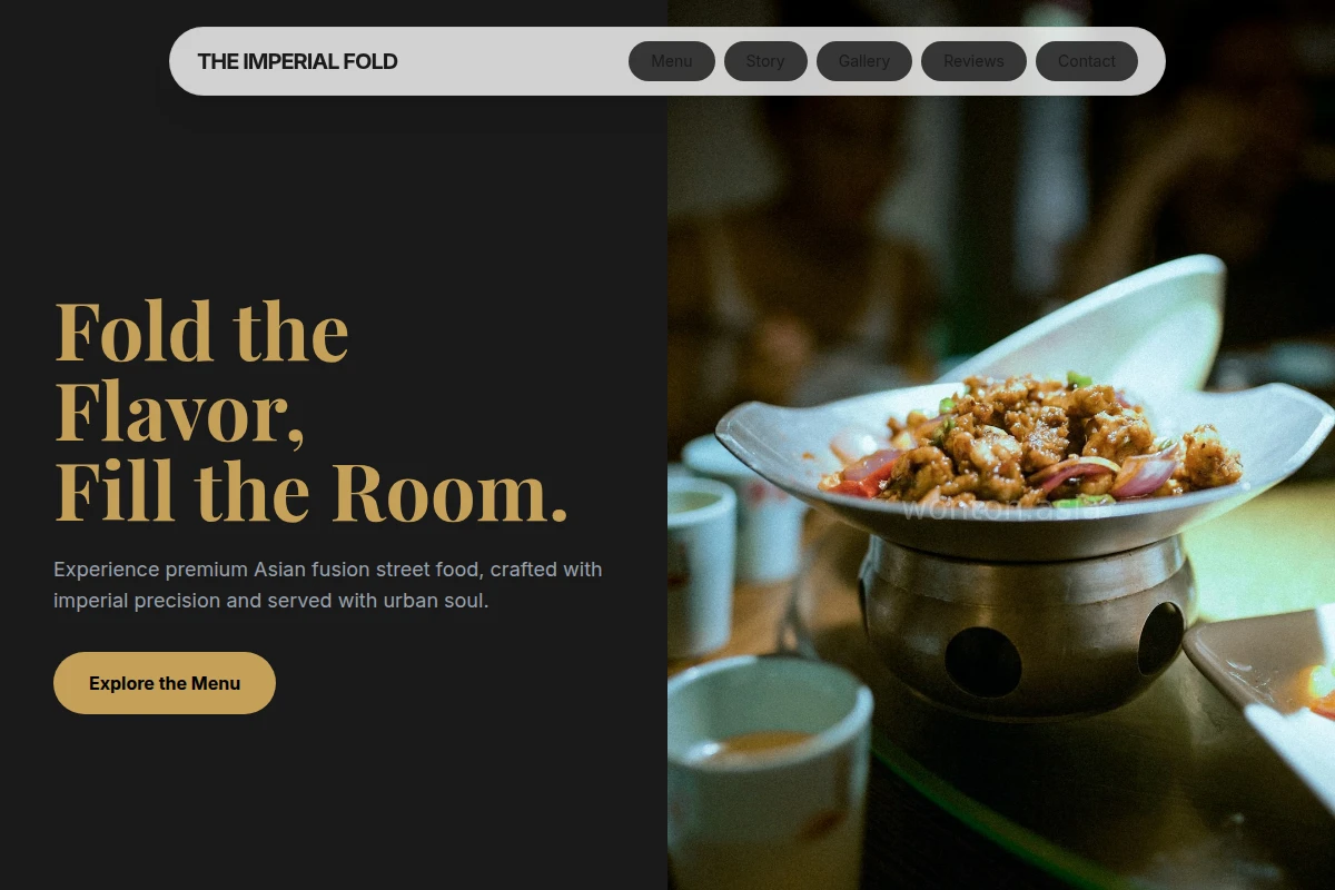 StreetFood Asian Fusion Food