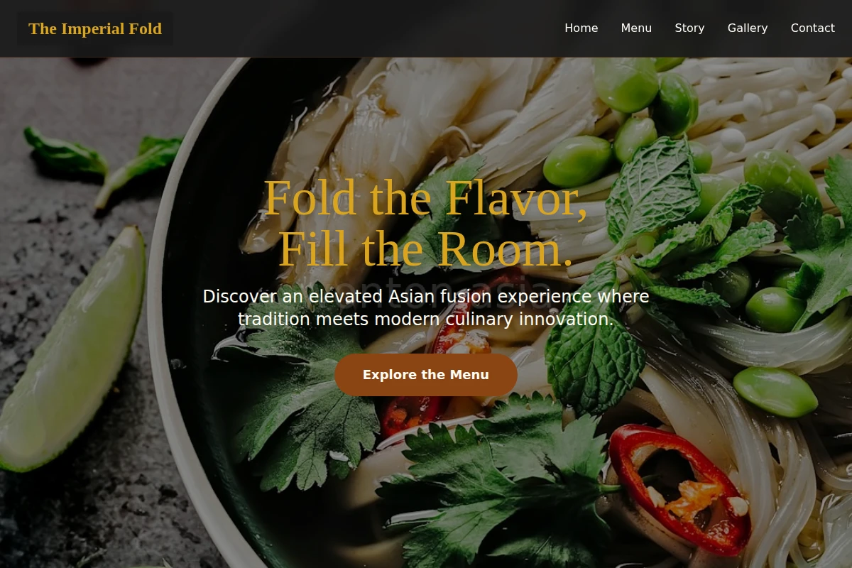 Pantry Asian Fusion Food