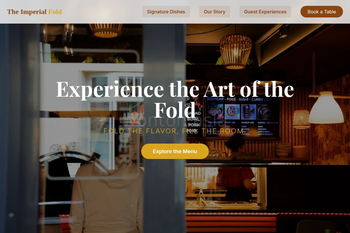 Sizzle Asian Fusion Food
