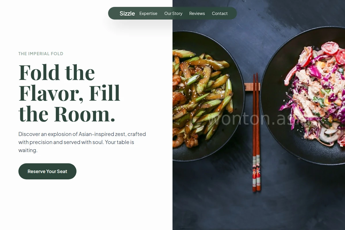 Sizzle Asian Fusion Food