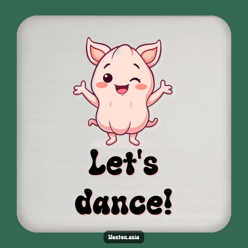 Funny Dancing Wonton Coasters: Protect Surfaces with Rhythm!