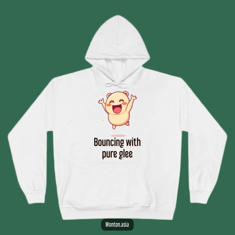 Funny Char Siu Bao Hoodie: Cozy Excited Dumpling Comfort, Perfect Warm Gift!