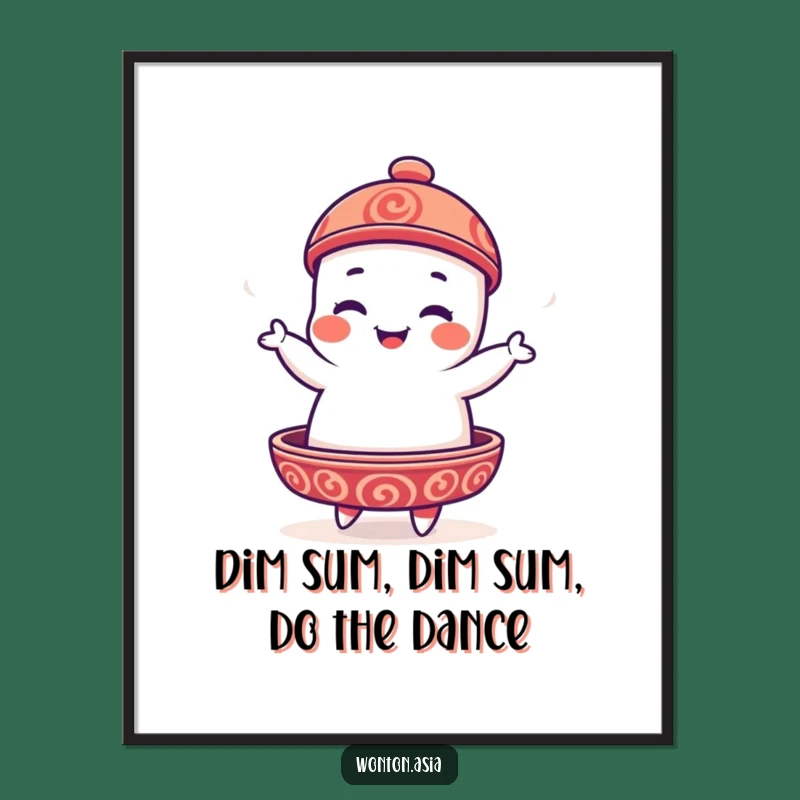 FREE Printable Dim Sum Wall Art: Funny Downloadable Foodie Decor