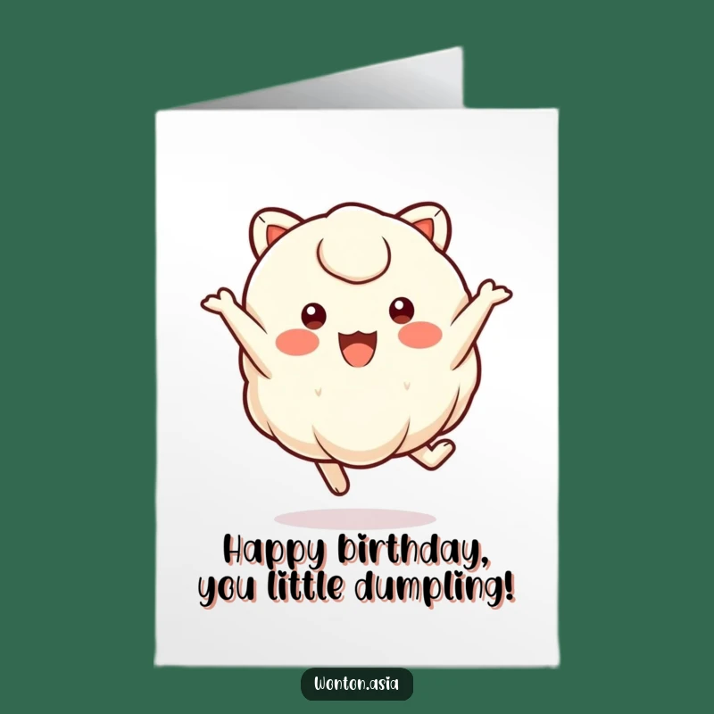 Free Printable Wonton Birthday Card - Joyful Leap Downloadable Funny Gift