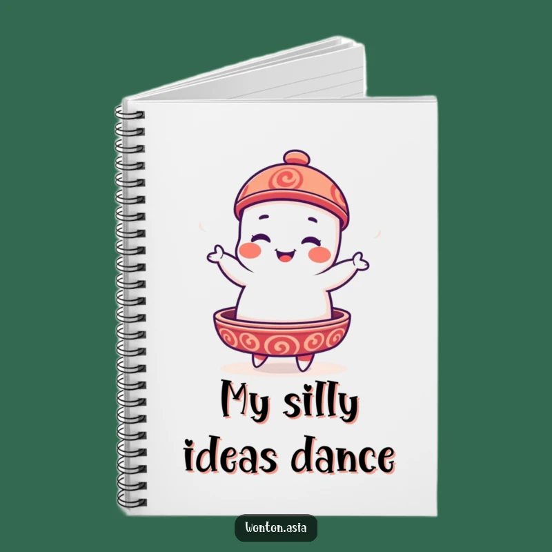 Funny Dim Sum Platter Notebook: Playful Dancer Journal, Perfect Writing Gift!