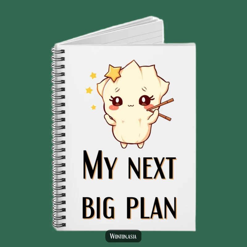 Funny Wonton Chopstick Juggling Notebook: Jot Down Culinary Ideas!