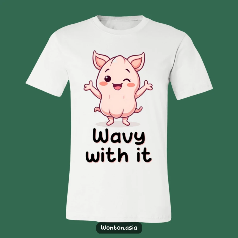 Funny Dancing Wonton T-Shirt: Express Your Moves with Joy!